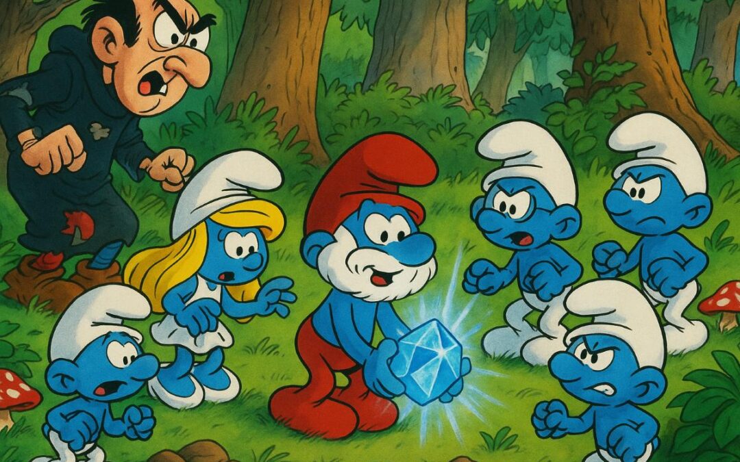 Şirinler Masalı – Dördüncü Bölüm: Kayıp Mavi Taşın Peşinde